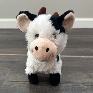 Battery Powered Plush Holstein Cow Toy Walks/Wags Tail/Moos